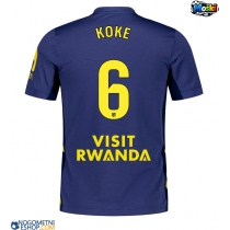 Moški Nogometni dresi Atletico Madrid Koke #6 Gostujoči 2025-26 Kratek Rokav